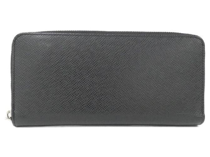 Louis Vuitton Taiga Zippy Wallet Black