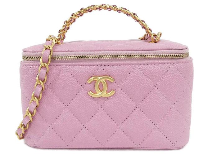 Borsa a tracolla rosa Chanel AP2805