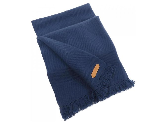 Hermès Hermes Cashmere Stole in Navy Navy blue
