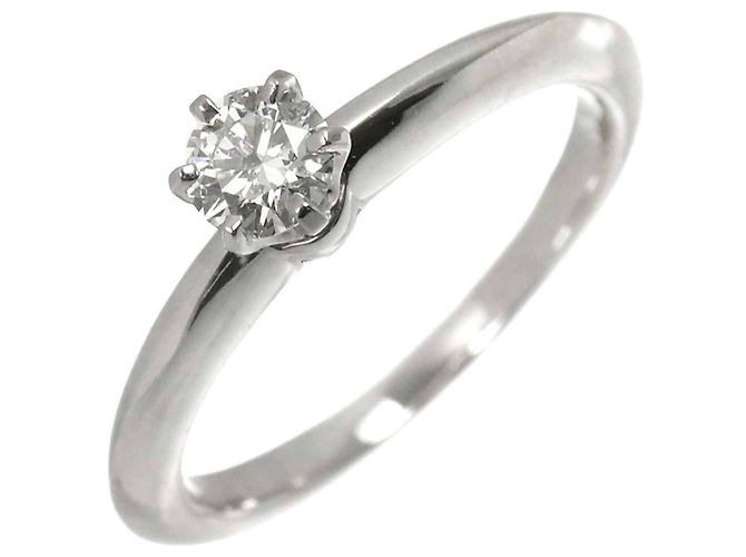 Tiffany & Co. Solitärring aus Platin