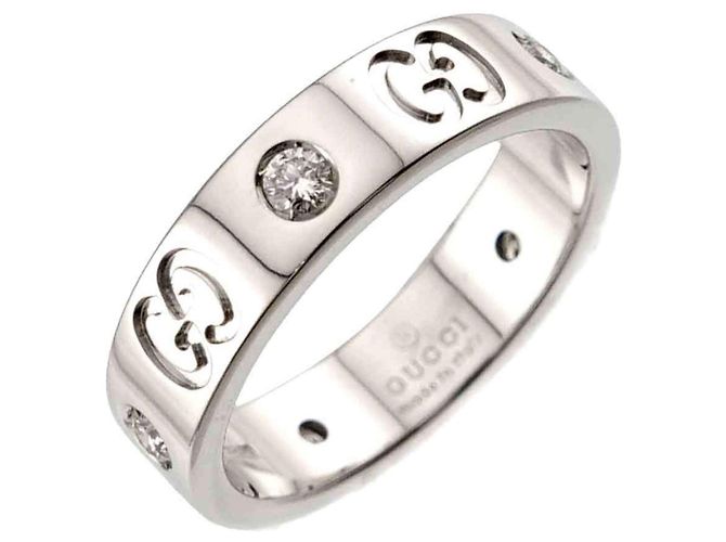 Gucci Icon #7 Ring aus 18K Weißgold