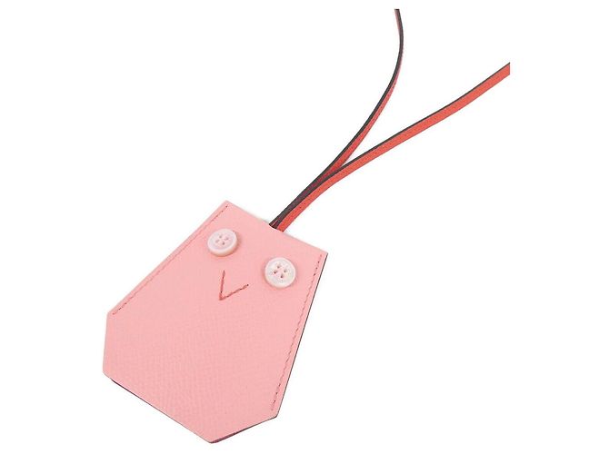 Hermès Hermes Yveton Clochette Halskette Pink