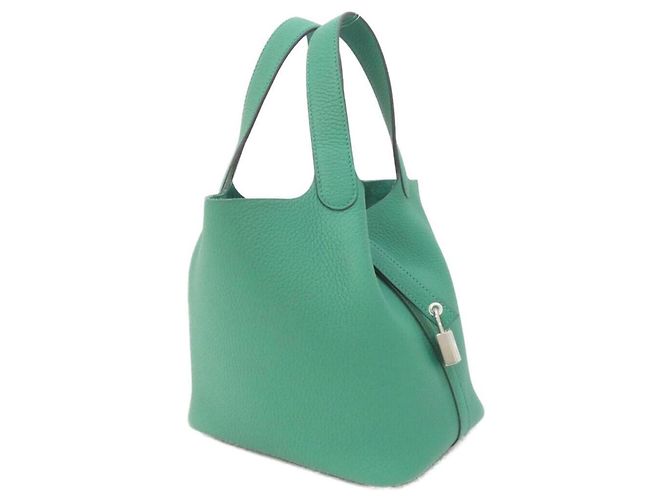 Hermès Hermes Picotin Lock PM Handtasche Hellgrün