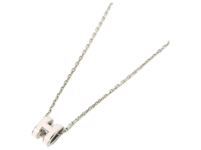 Hermès Collana Pop H MINI 147992FP Hermes Argento Rosa