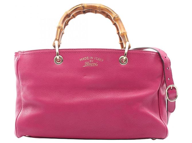 Gucci Bamboo Shopper Medium Tragetasche Pink