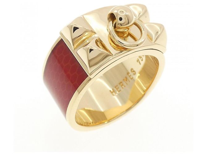 Hermes Hermès Collier de Chien Ring D'oro 