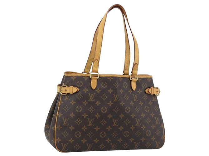 LOUIS VUITTON Bolsa Tote Horizontal Monogram Batignolles M51154 LV Auth 188370 Monograma