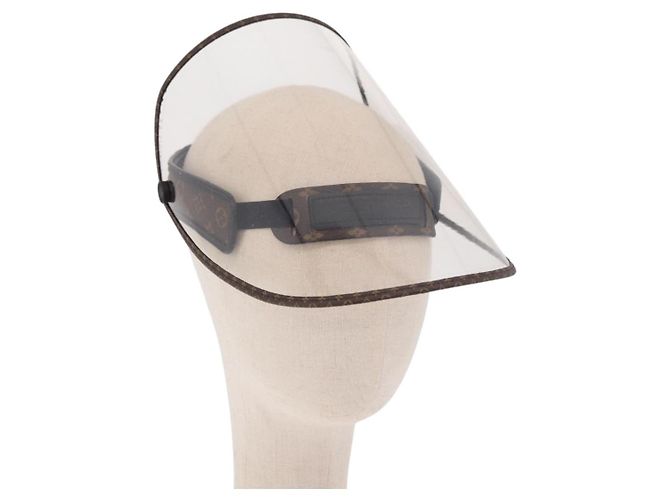 LOUIS VUITTON Monogram Viger LV Shield Sun Visor M76727 LV Auth 188984A