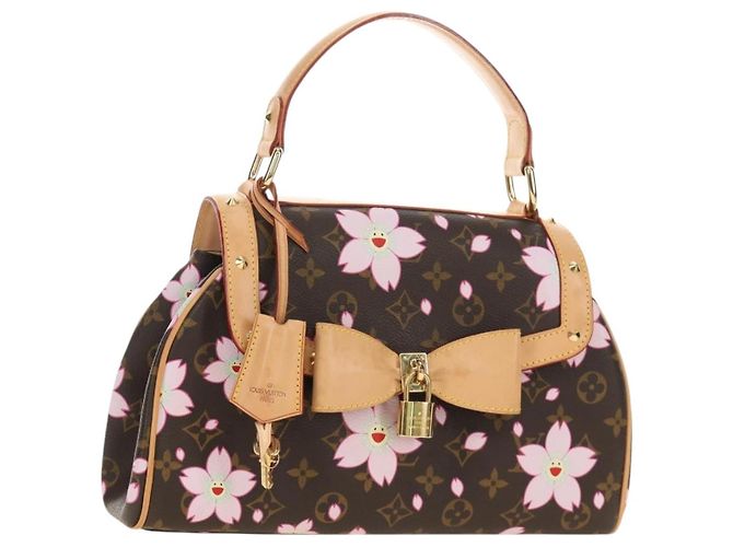 LOUIS VUITTON Monogram Cherry Blossom Sac Retro PM Bag M92012 LV Auth 186707SAM Monograma