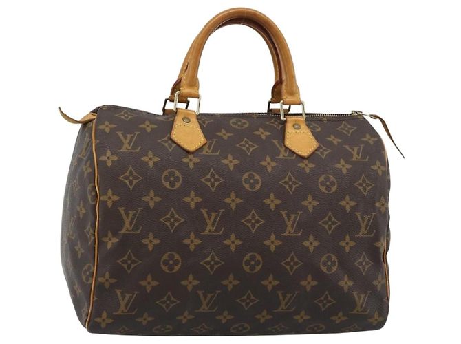 LOUIS VUITTON Bolsa Monogram Speedy 30 M41526 LV Auth 187947A Monograma