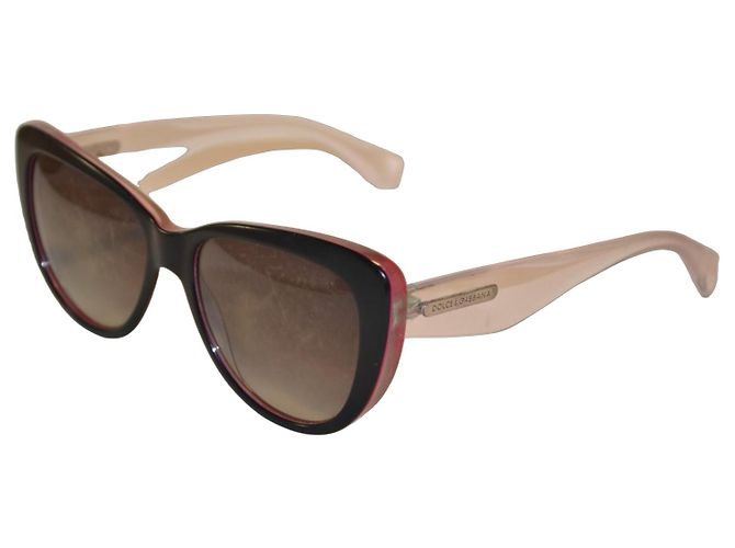 Occhiali da sole Cat-Eye Dolce & Gabbana Nero Rosa
