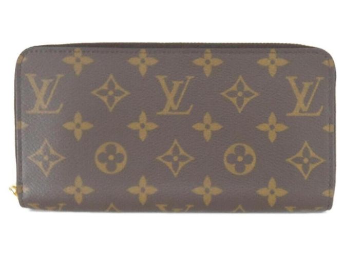 Louis Vuitton Monogram Zippy Wallet M42616 Marrom