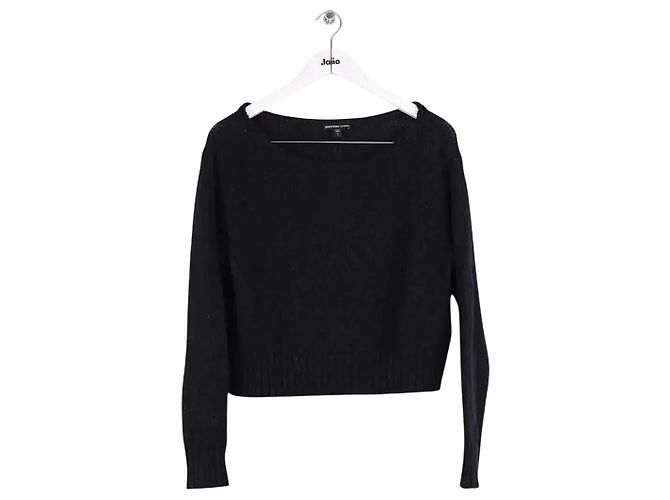 Autre Marque Pull en coton noir