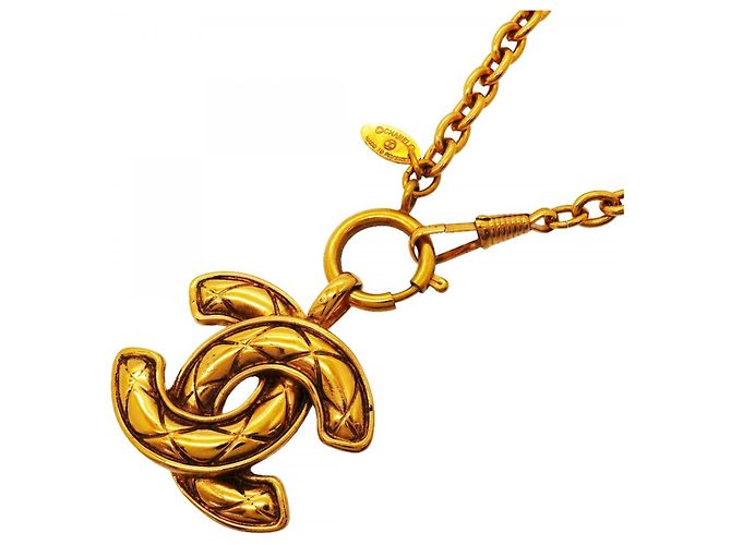 Timeless Collana Matelassé placcata oro Chanel D'oro