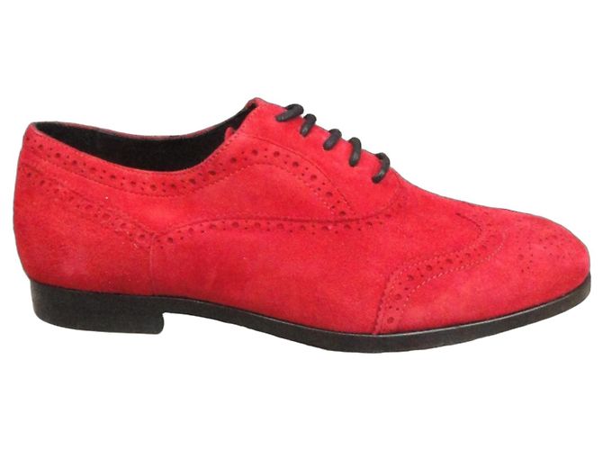 Scarpe Derby Dorateymur in scamosciato rosso