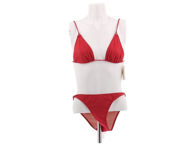 Autre Marque Costume da bagno due pezzi rosso