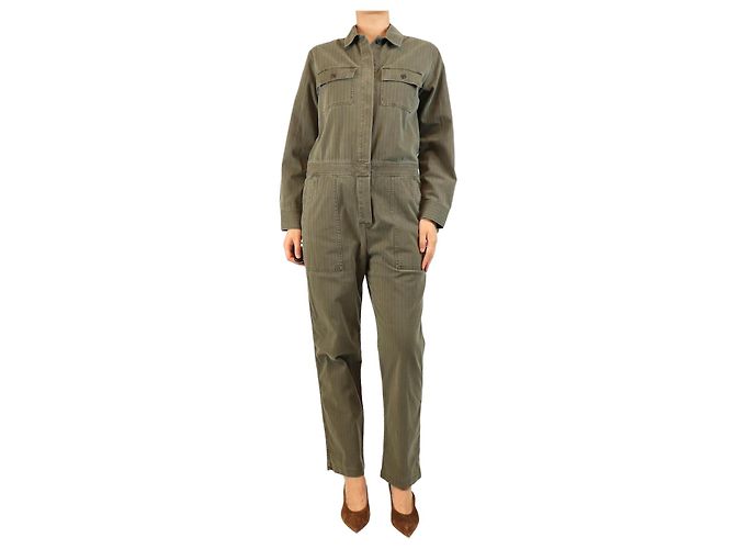 Autre Marque Mono de espiga elástico verde militar - talla S