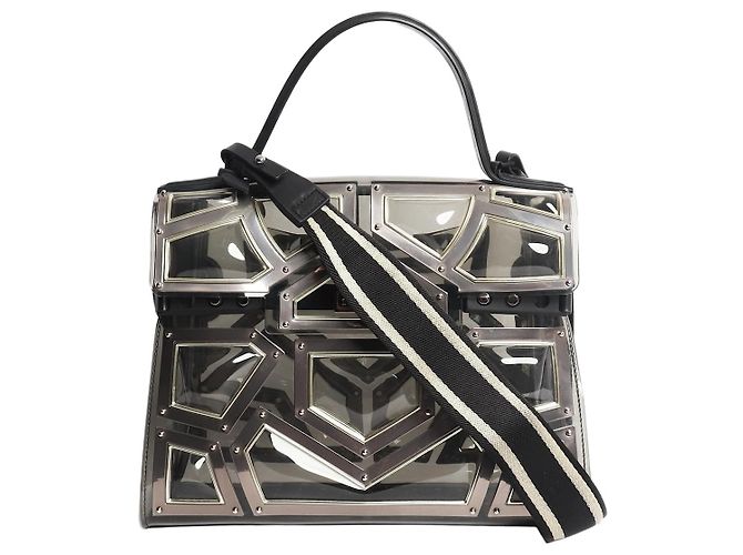 Delvaux Sac Tempête GM Gladiator argent Argenté