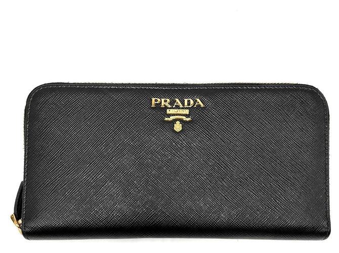 Prada Women's Long Wallet Black