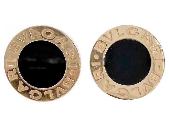 Bulgari Pendientes de botón en oro rosa de 18K Bvlgari