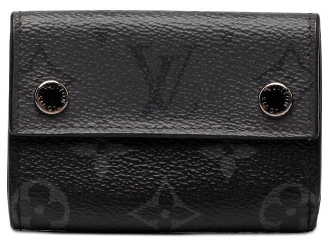 Cartera Compacta Louis Vuitton Black Monogram Eclipse Reverse Discovery Negro