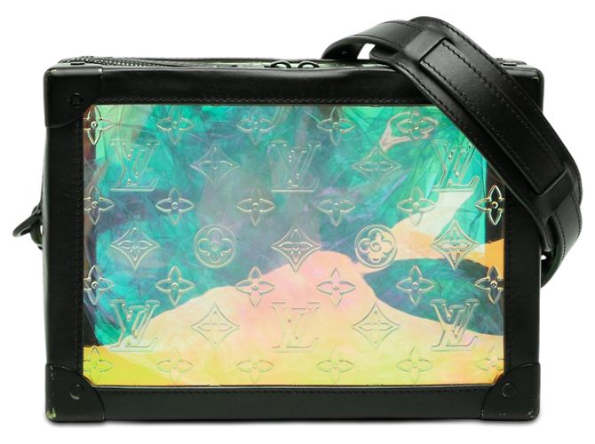 Maleta Soft Monogram Prism negra Louis Vuitton Negro