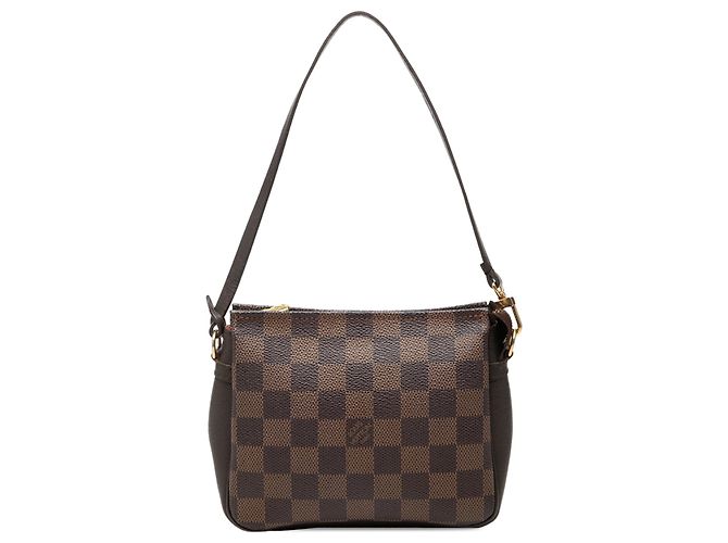 Louis Vuitton Marrone Damier Ebene Trousse Pochette