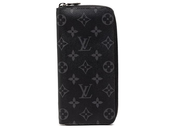 Cartera Zippy Vertical Monogram Eclipse negro Louis Vuitton