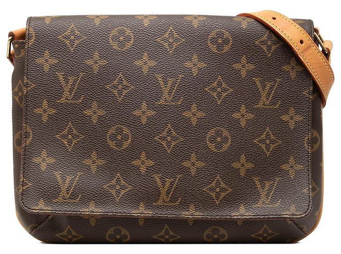 Louis Vuitton Brown Monogram Musette Tango Short Strap