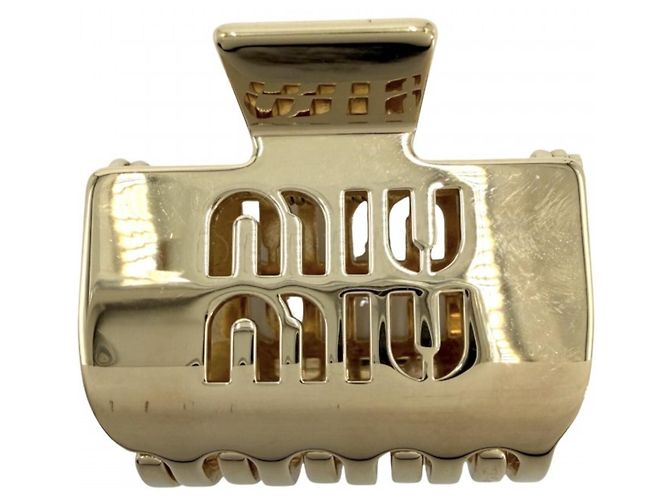 Clip per capelli Miu Miu in metallo