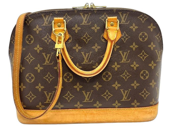 Sac à main Louis Vuitton Alma Marron Monogramme