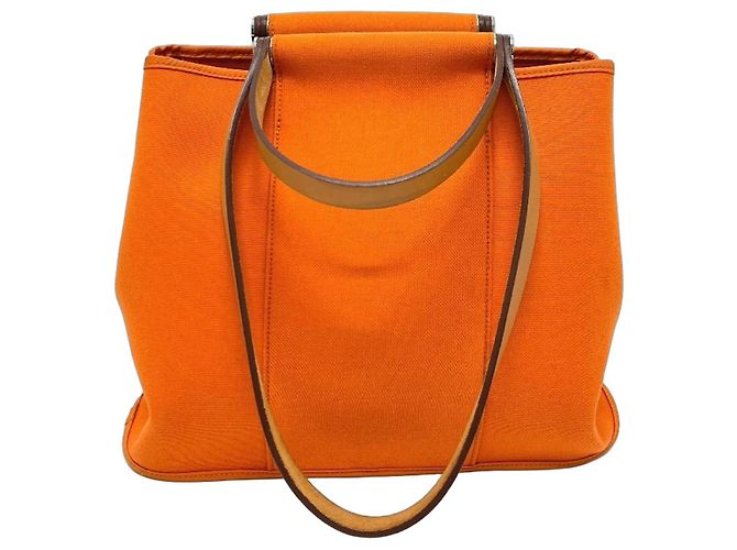 Hermès HERMES Cabas PM 2-Way Handbag Tote Orange