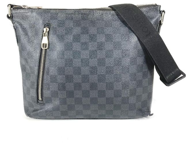 Louis Vuitton Damier Graphite Mick PM Schultertasche Schwarz