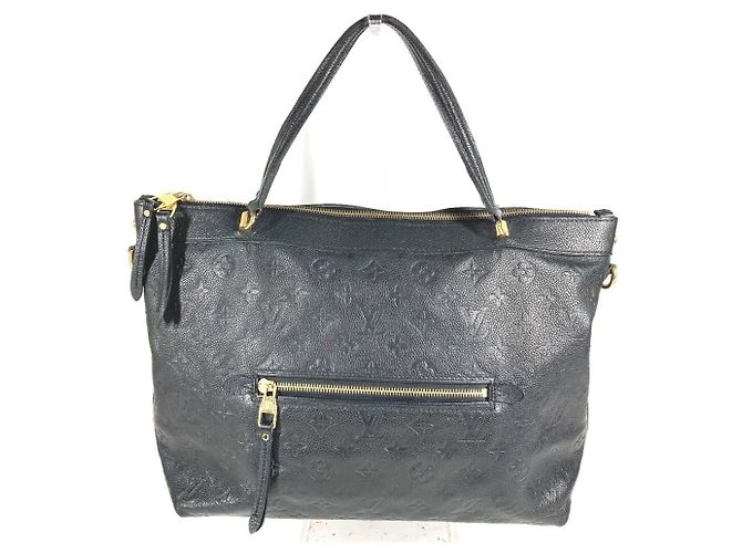 Bolsa Tote Louis Vuitton Monogram Empreinte Bastille MM Preto