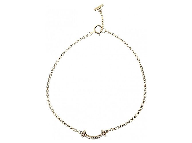 Tiffany T Pulsera T Smile Mini/Medium de Tiffany & Co. para mujer