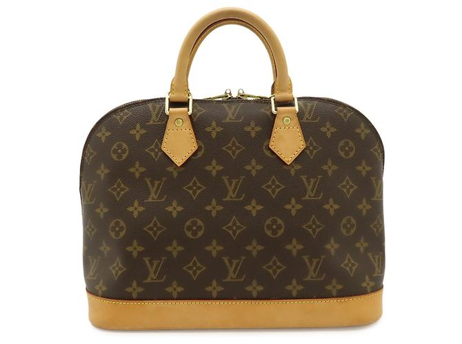 Sac à main Louis Vuitton Monogram Alma Marron