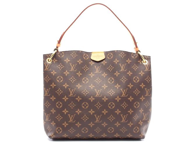 Borsa a Spalla Louis Vuitton Graceful PM Monogram Marrone
