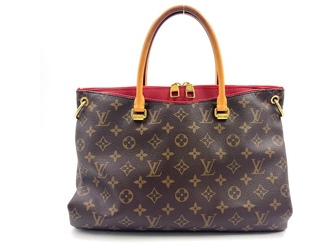 Bolsa Louis Vuitton Pallas MM Monogram Marrom
