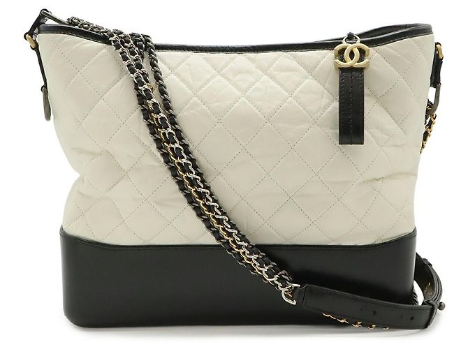 Chanel Gabrielle Large Hobo Chain Shoulder Bag Black