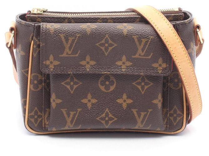Borsa a Spalla Louis Vuitton Vivasite Monogram Marrone