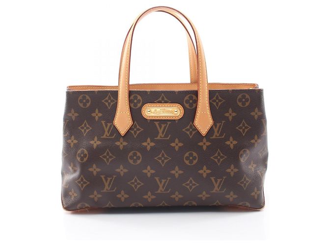 Bolsa Louis Vuitton Wilshire PM Monogram Marrom