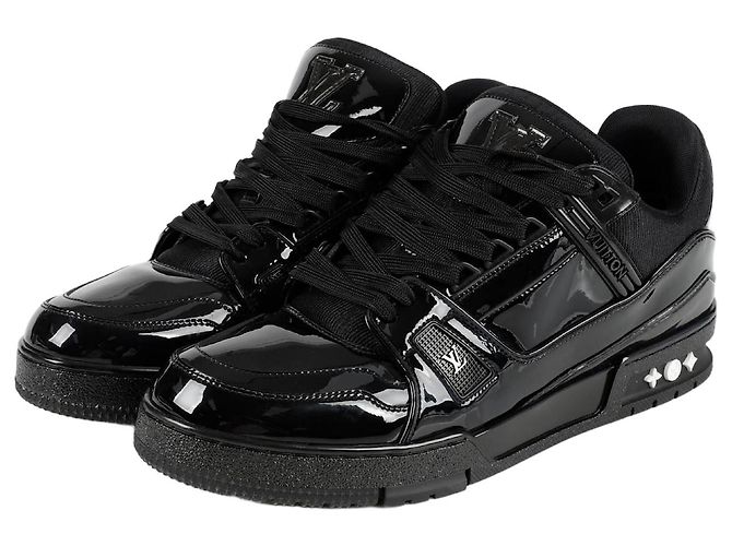 Louis Vuitton Trainer Sneaker Größe Schwarz