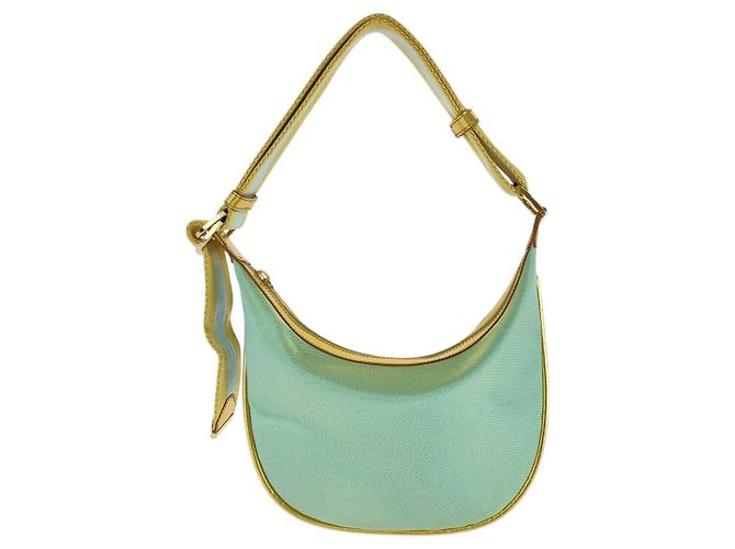 Bolsa Hobo de lona Gucci Verde