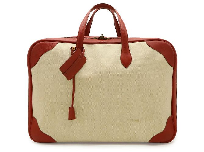Hermès Hermes Victoria50 Reisetasche Rot