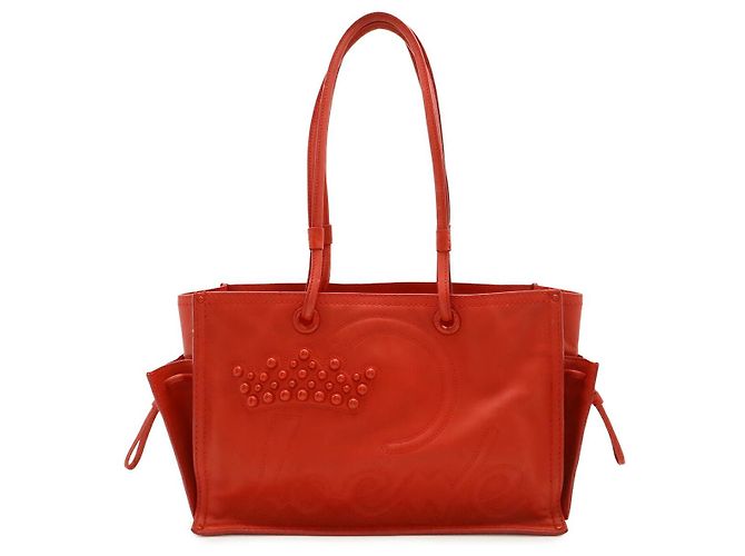 Loewe Leder Shopper Tote Tasche Rot