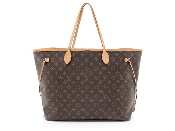 Louis Vuitton Monogram Canvas Neverfull GM Tote Brown