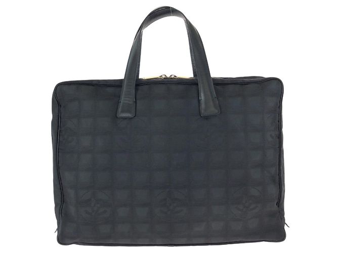 Borsa Tote Chanel Nylon/Pelle Coco Mark Nero