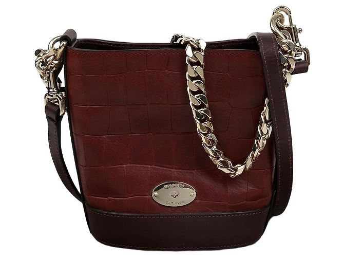 Mulberry Borsa a tracolla a secchiello Jamie Rosso