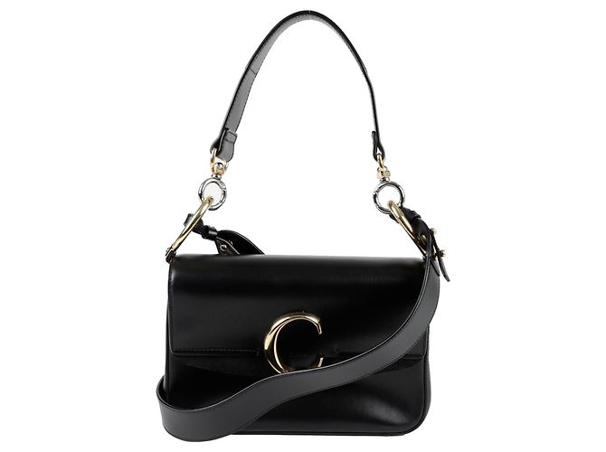 Chloé Borsa Tote a Doppia Tracolla Nero