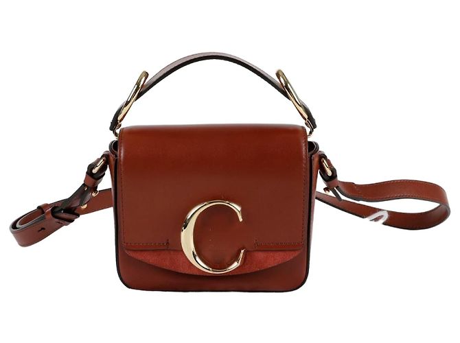 Chloé Mini borsa tote a tracolla Marrone 